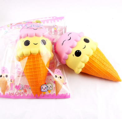 18CM Slow Rising PU Double-Head Ice Cream Squishy