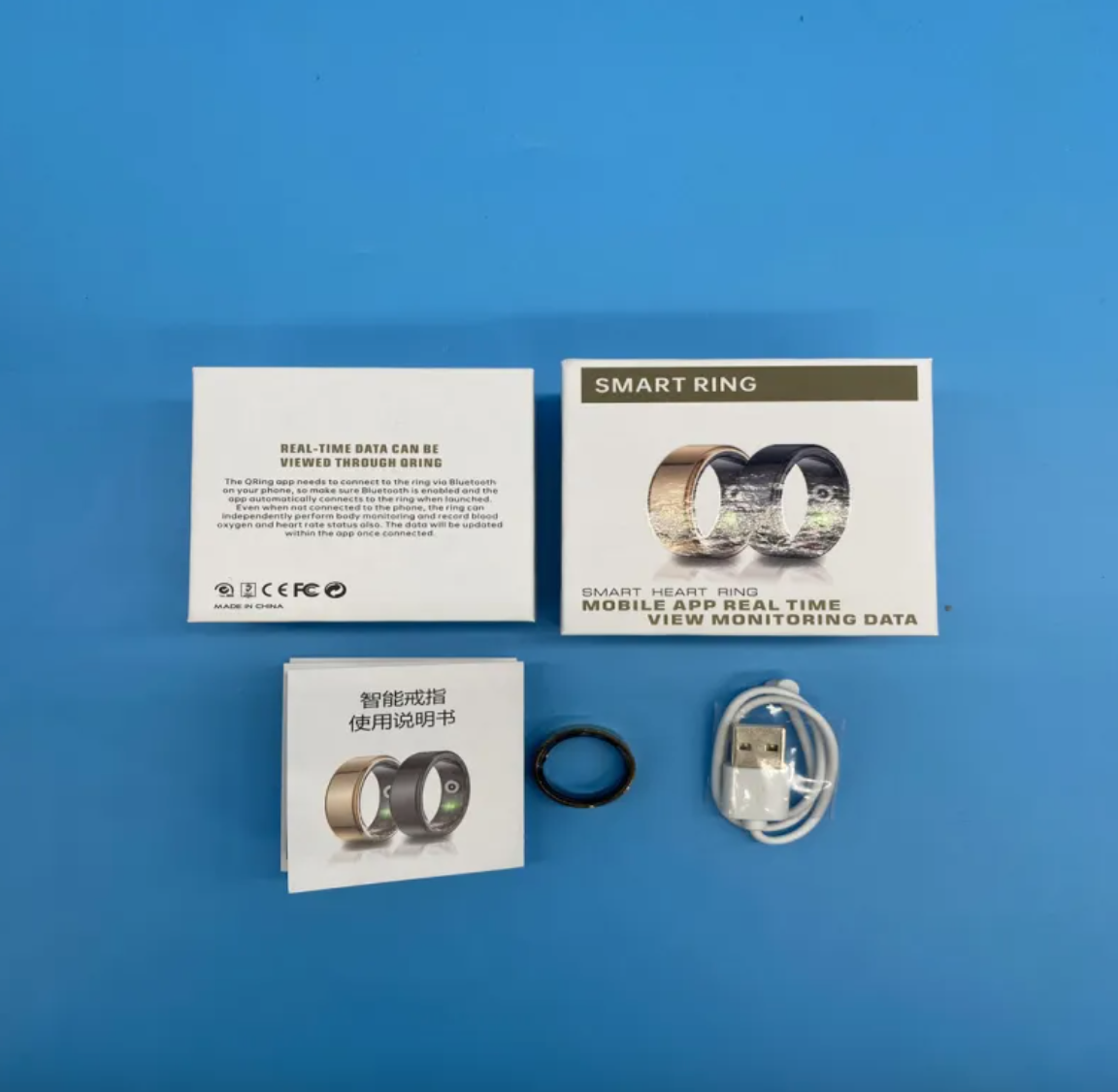 Smart R06 Heart Monitoring Couple Ring