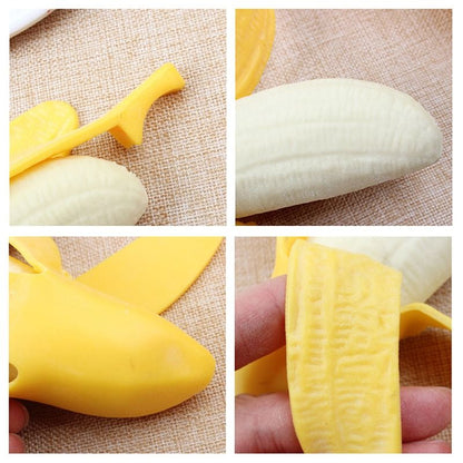 Cute Squishy Banana Stress Toy for Kids (1 Piece)