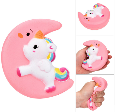 Realistic PU Slow Rising Cake & Squishy Unicorn Toy